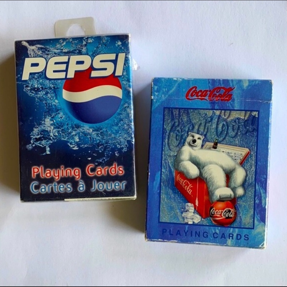 Pepsi and Coca Cola Playing Cards